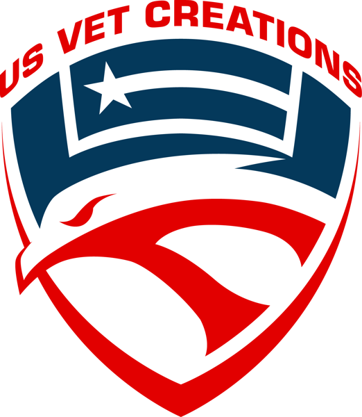 US Vet Creations official eagle and shield logo