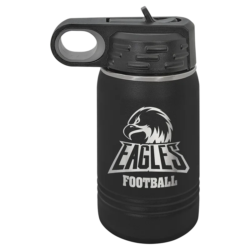 LWB052, 12 oz Water bottle, engraved example
