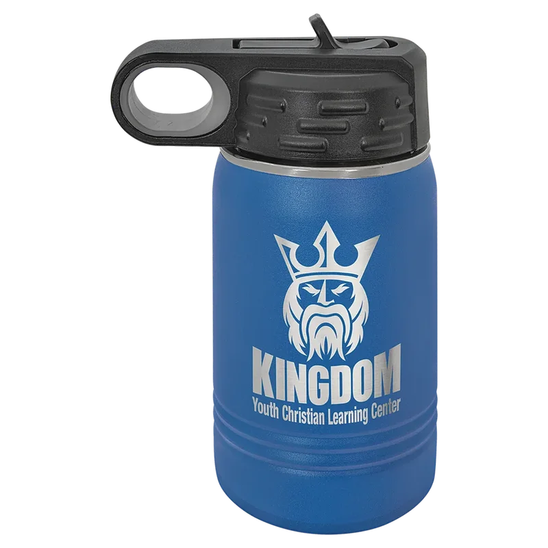 LWB054, 12 oz Water bottle, engraved example