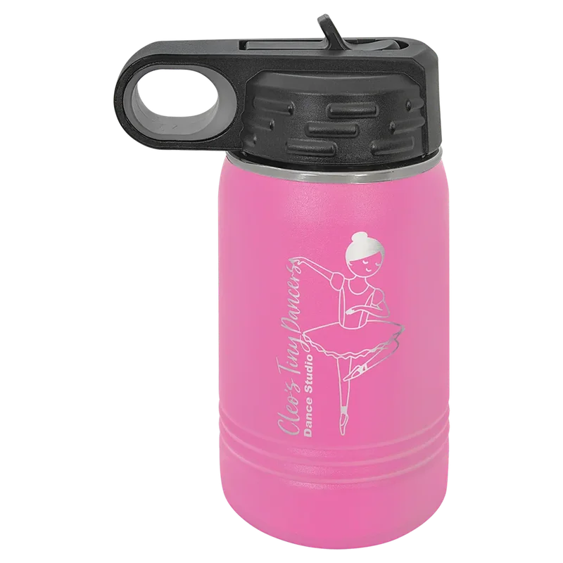 LWB055, 12 oz Water bottle, engraved example