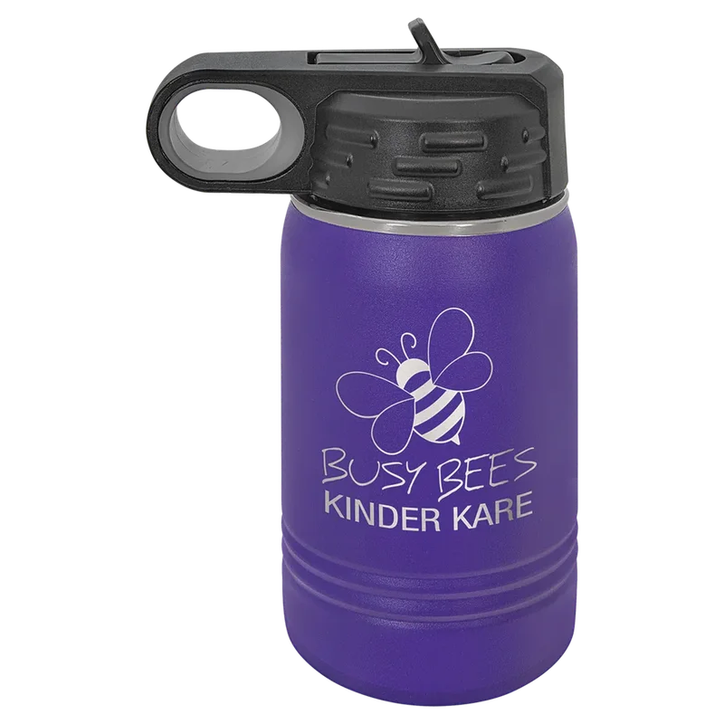 LWB059, 12 oz Water bottle, engraved example
