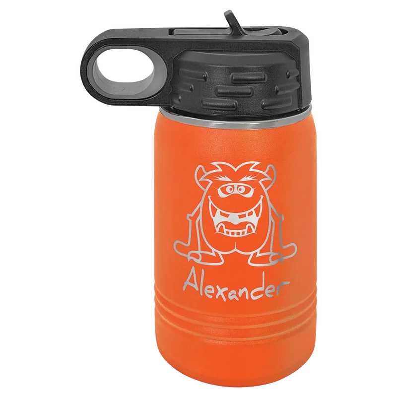LWB062, 12 oz Water bottle, engraved example