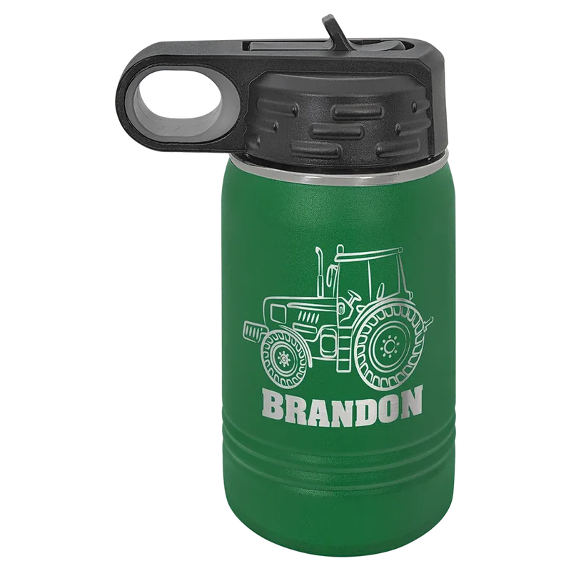 LWB065, 12 oz Water bottle, engraved example