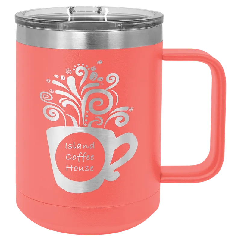 LCM117, 15 oz Mug with handle, engraved example