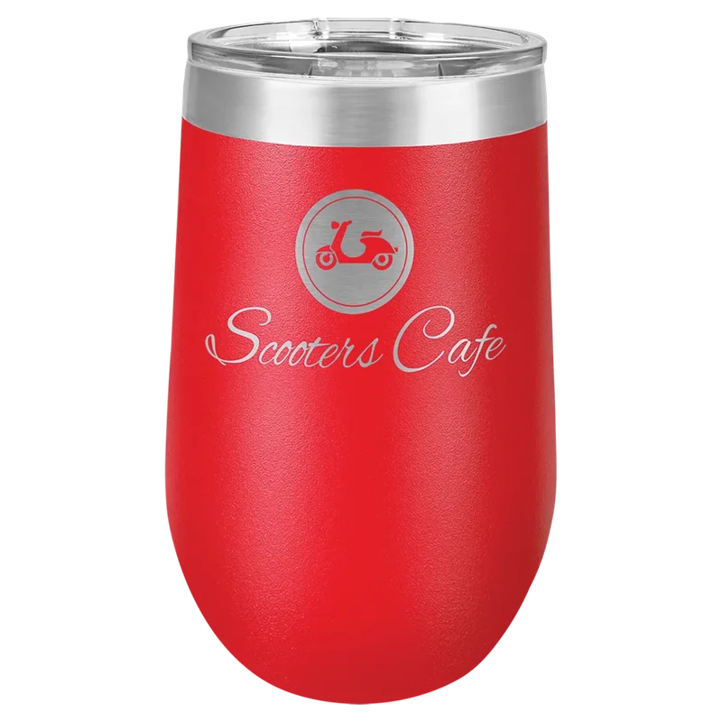 LTM803, 16 oz Stemless wine tumbler, engraved example