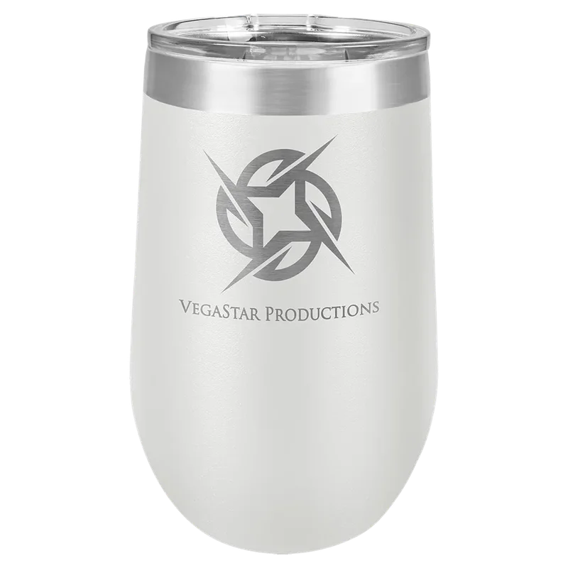 LTM814, 16 oz Stemless wine tumbler, engraved example