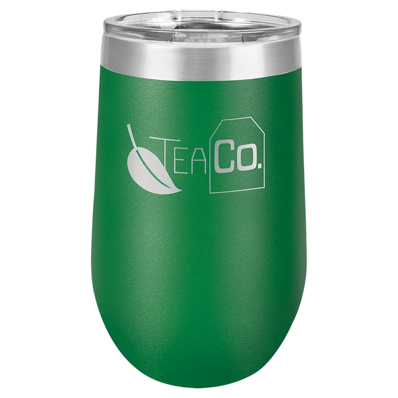 LTM815, 16 oz Stemless wine tumbler, engraved example