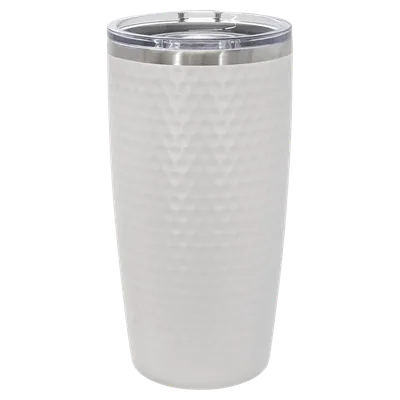 20 oz Sports tumbler, White · Golf dimples, unengraved