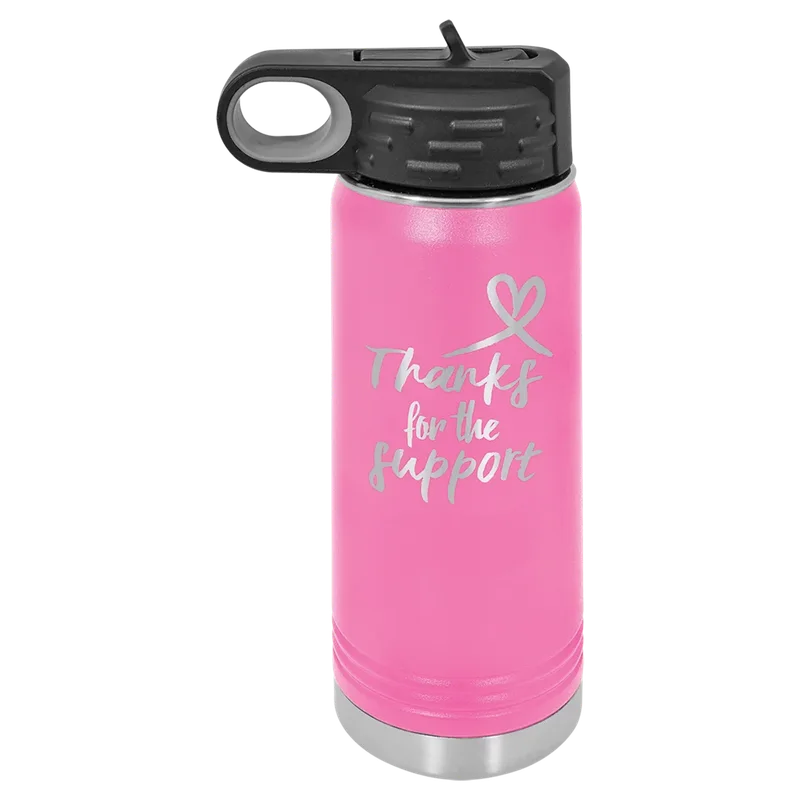 LWB105, 20 oz Water bottle, engraved example