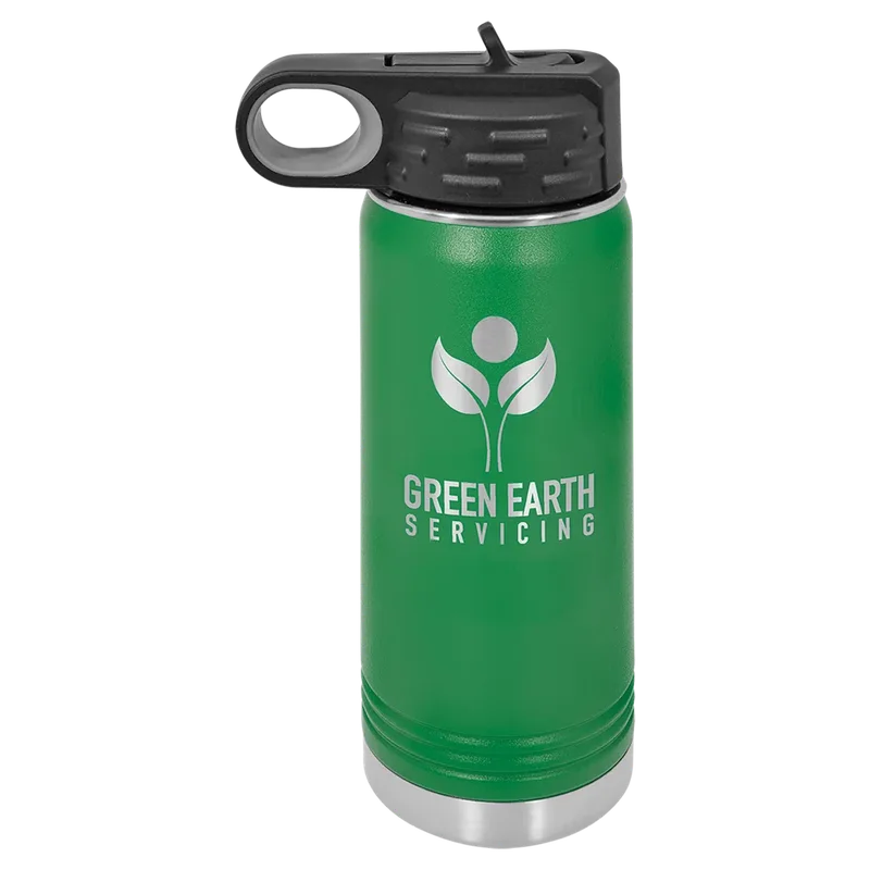 LWB115, 20 oz Water bottle, engraved example