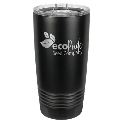 20 oz Ringneck with slider lid, Black, engraved example