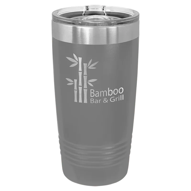 LTM7260, 20 oz Ringneck with slider lid, engraved example