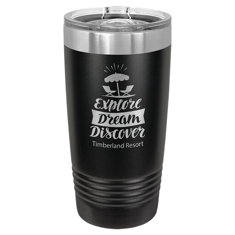LTM7266, 20 oz Ringneck with slider lid, engraved example