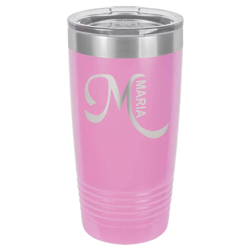 LTM7208, 20 oz Ringneck tumbler, engraved example
