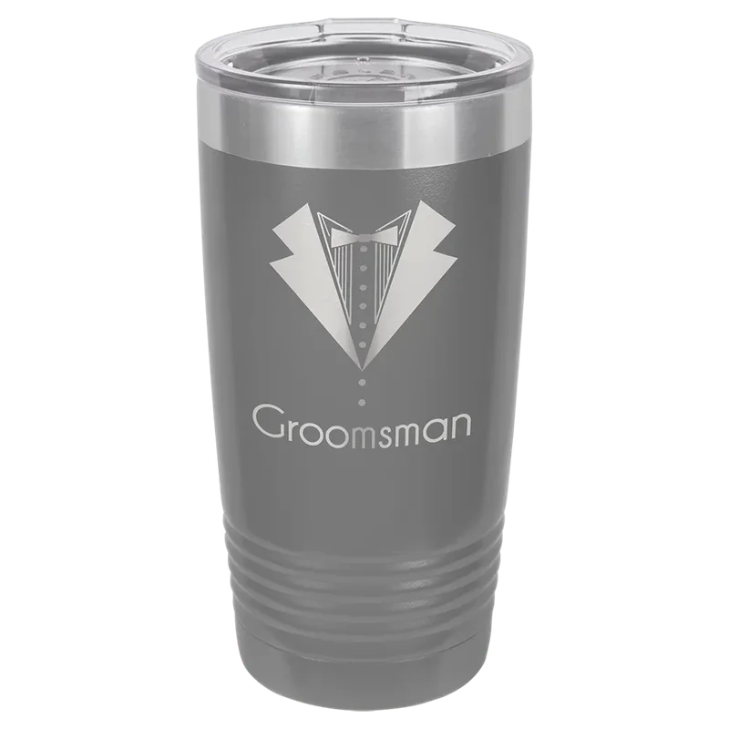 LTM7210, 20 oz Ringneck tumbler, engraved example