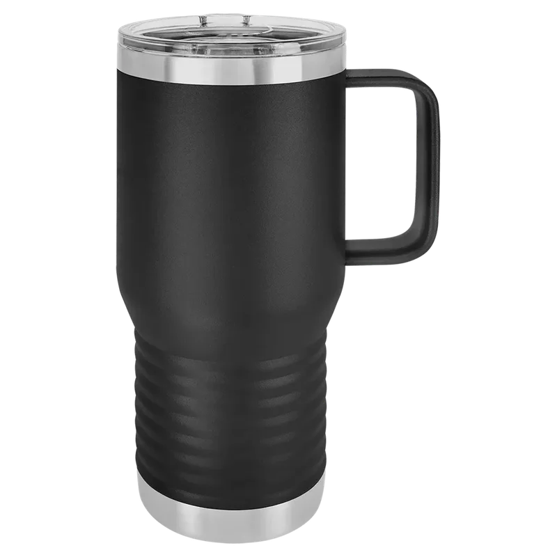 LCM202, 20 oz Travel mug with handle, unengraved