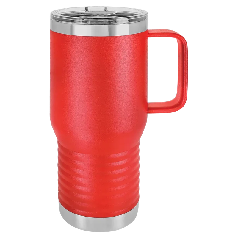 LCM203, 20 oz Travel mug with handle, unengraved