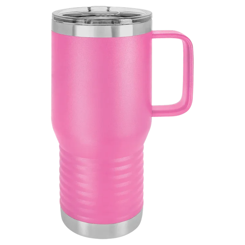 LCM205, 20 oz Travel mug with handle, unengraved