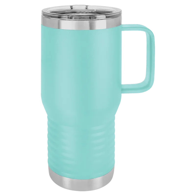 LCM206, 20 oz Travel mug with handle, unengraved