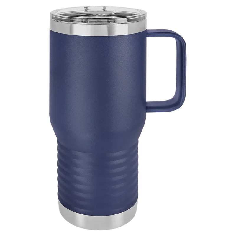 LCM211, 20 oz Travel mug with handle, unengraved