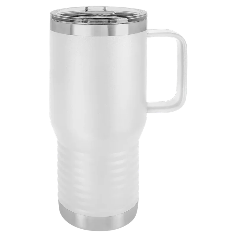 LCM214, 20 oz Travel mug with handle, unengraved