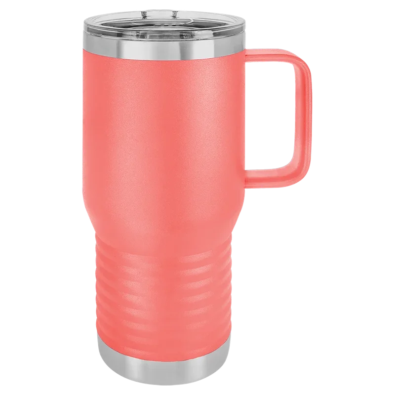 LCM217, 20 oz Travel mug with handle, unengraved