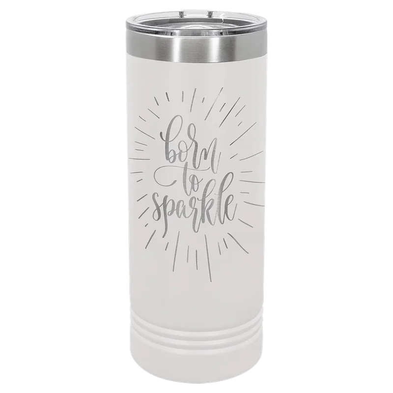 LTM7014, 22 oz Skinny tumbler, engraved example