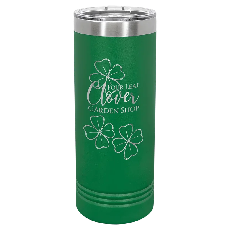 LTM7015, 22 oz Skinny tumbler, engraved example