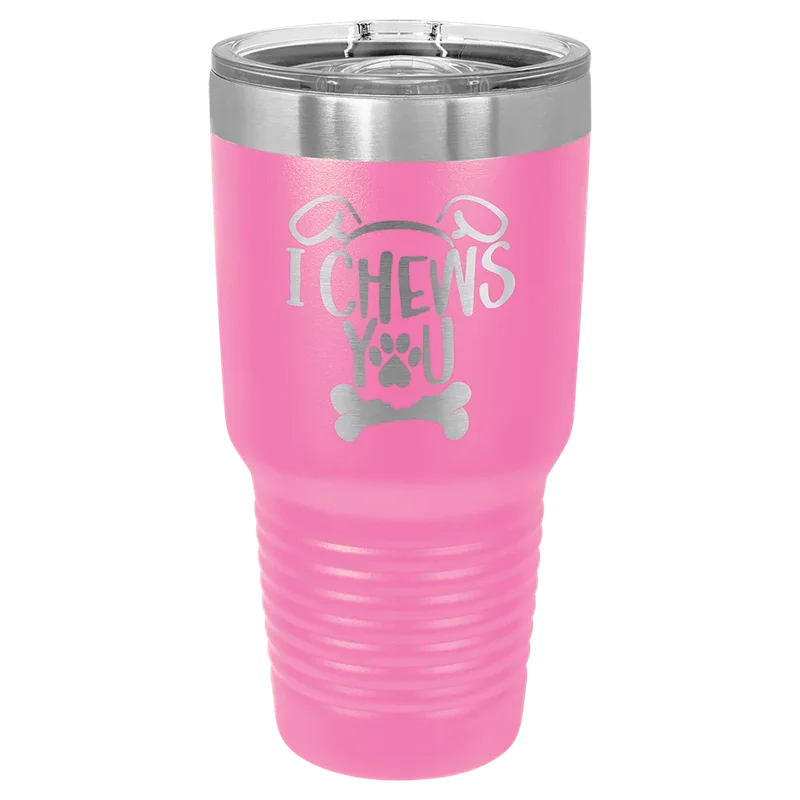 LTM7355, 30 oz Ringneck with slider lid, engraved example