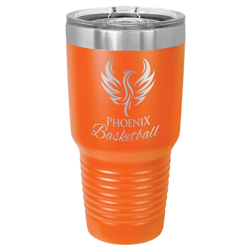 LTM7362, 30 oz Ringneck with slider lid, engraved example