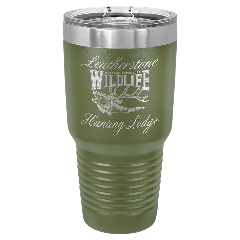 LTM7369, 30 oz Ringneck with slider lid, engraved example