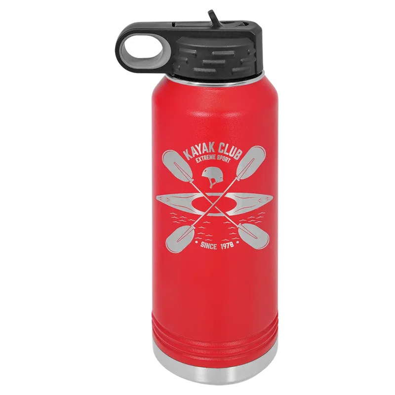 LWB203, 32 oz Water bottle, engraved example