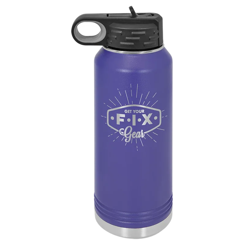 LWB209, 32 oz Water bottle, engraved example
