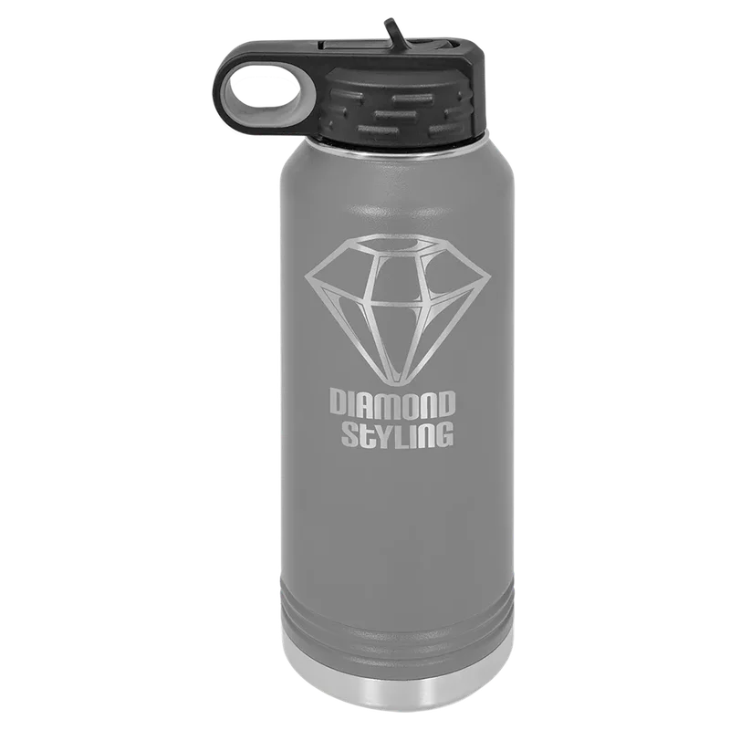 LWB210, 32 oz Water bottle, engraved example