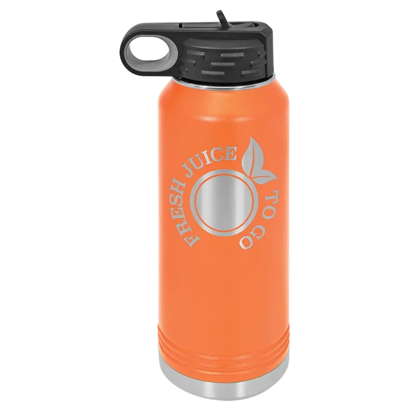 LWB212, 32 oz Water bottle, engraved example