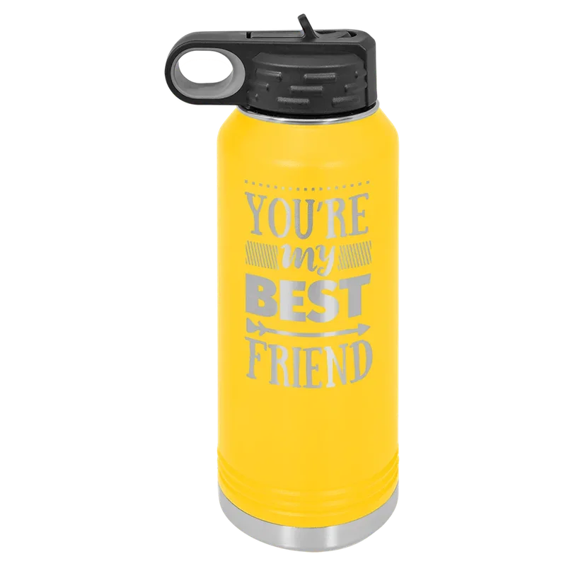 LWB216, 32 oz Water bottle, engraved example
