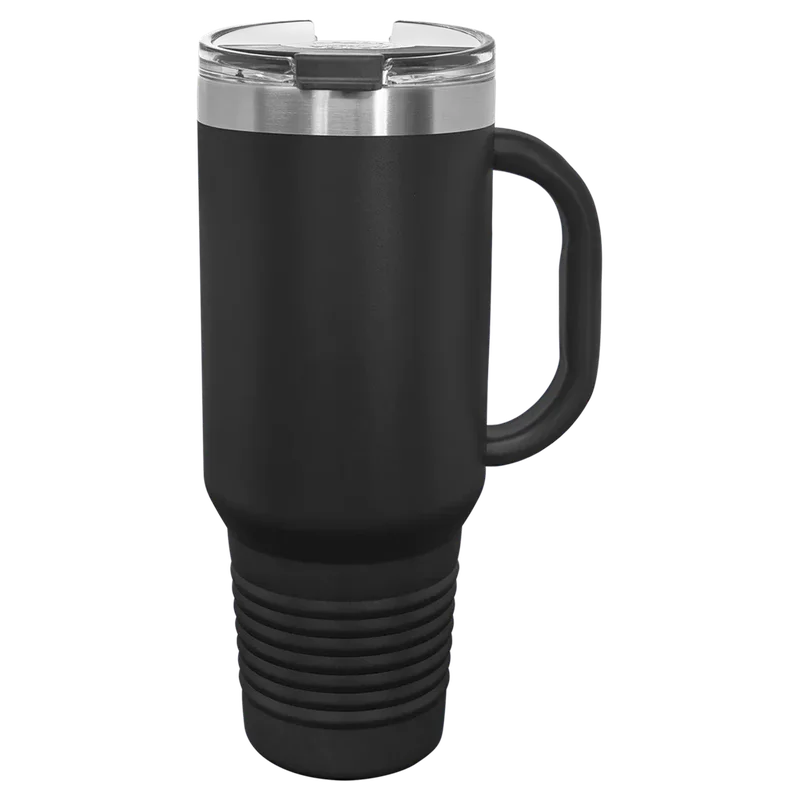 LTM7401, 40 oz Travel tumbler with handle, unengraved