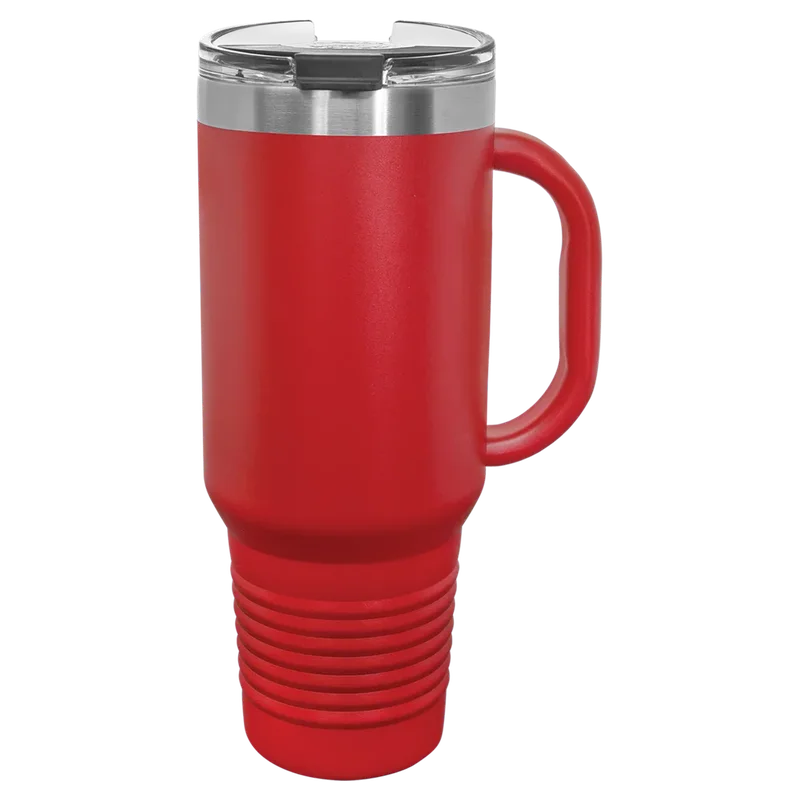LTM7402, 40 oz Travel tumbler with handle, unengraved