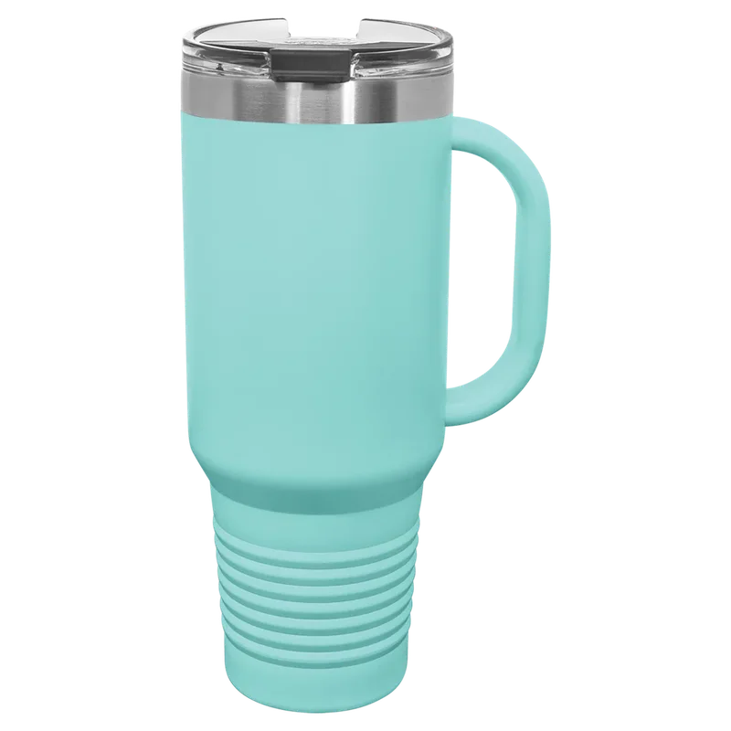 LTM7404, 40 oz Travel tumbler with handle, unengraved