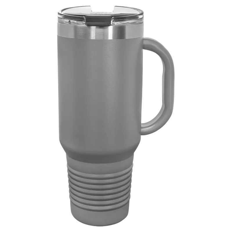 LTM7405, 40 oz Travel tumbler with handle, unengraved