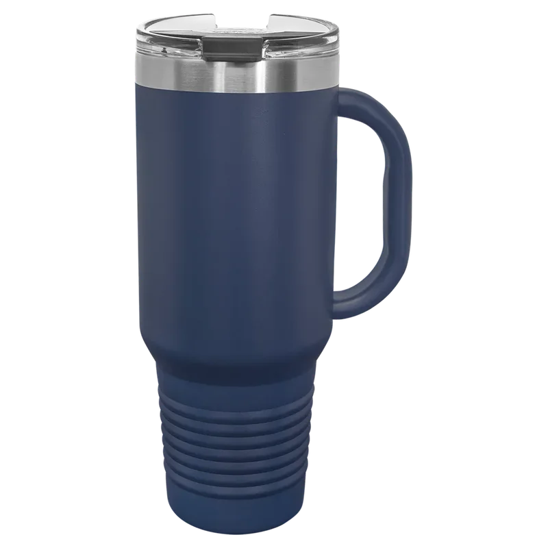 LTM7406, 40 oz Travel tumbler with handle, unengraved