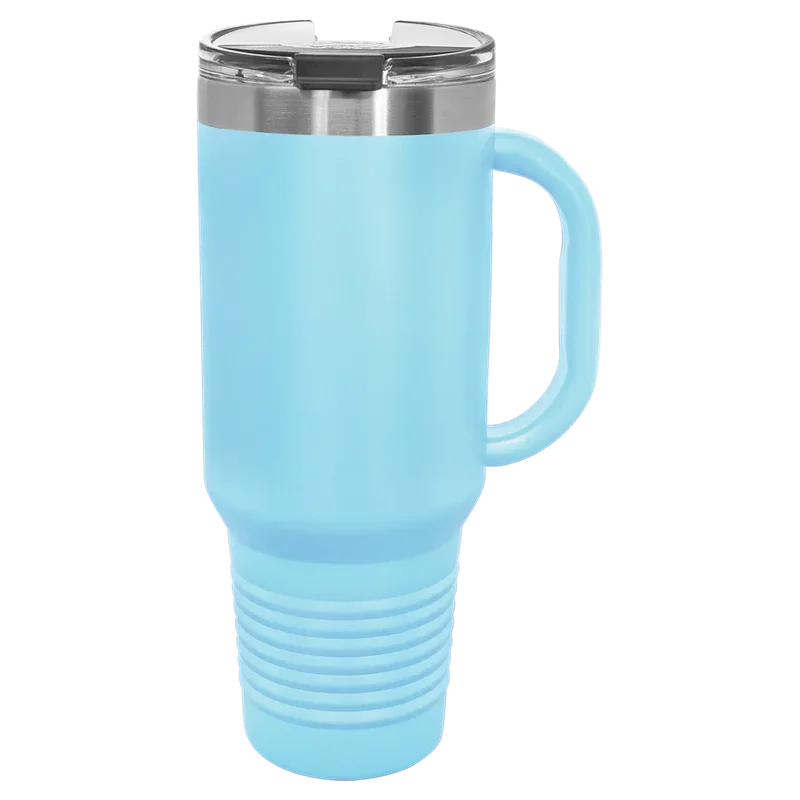 LTM7410, 40 oz Travel tumbler with handle, unengraved