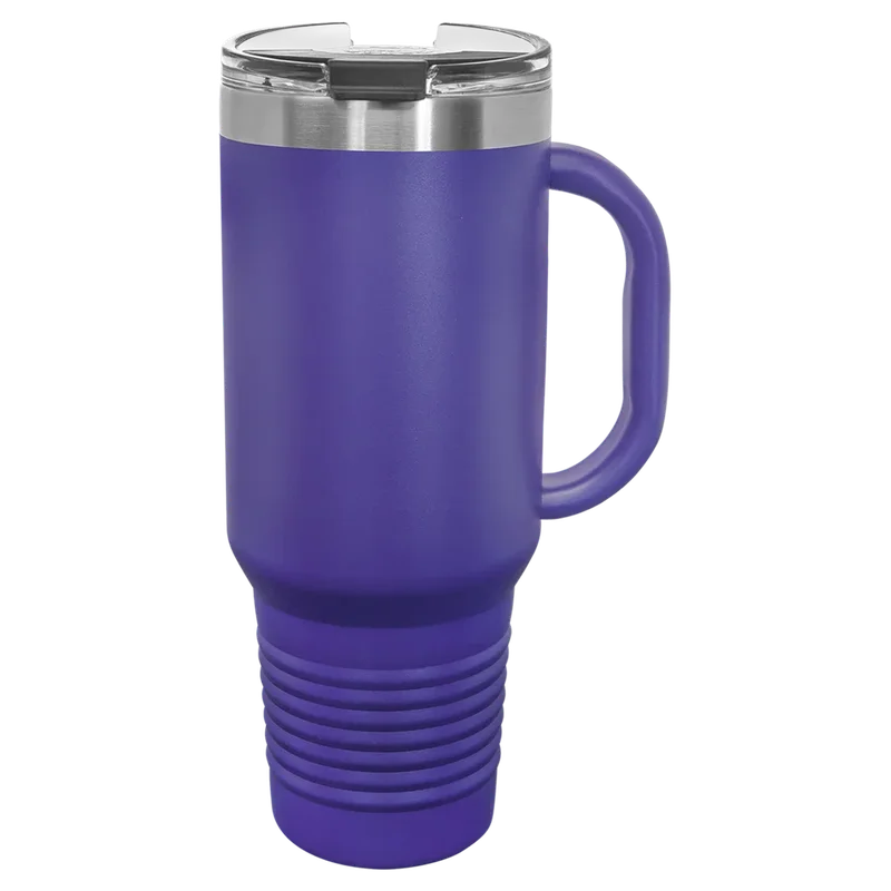 LTM7411, 40 oz Travel tumbler with handle, unengraved