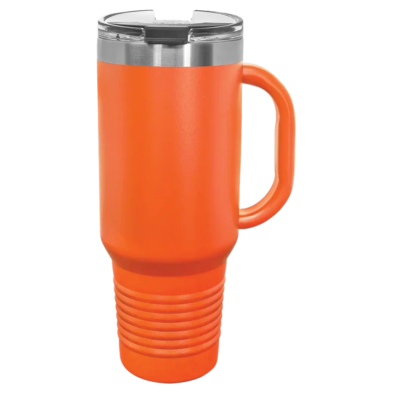 LTM7412, 40 oz Travel tumbler with handle, unengraved