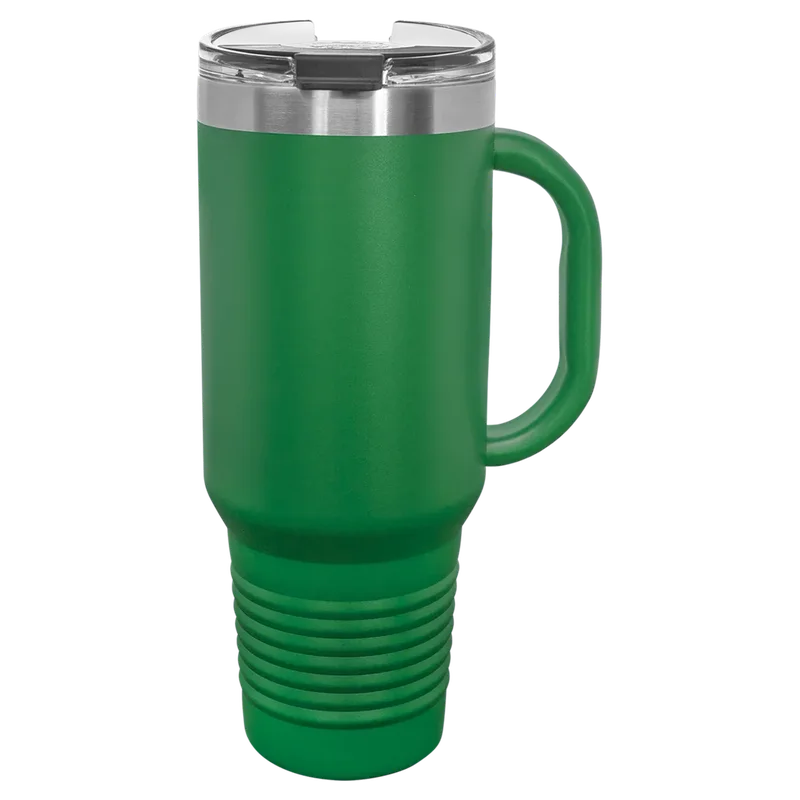 LTM7414, 40 oz Travel tumbler with handle, unengraved