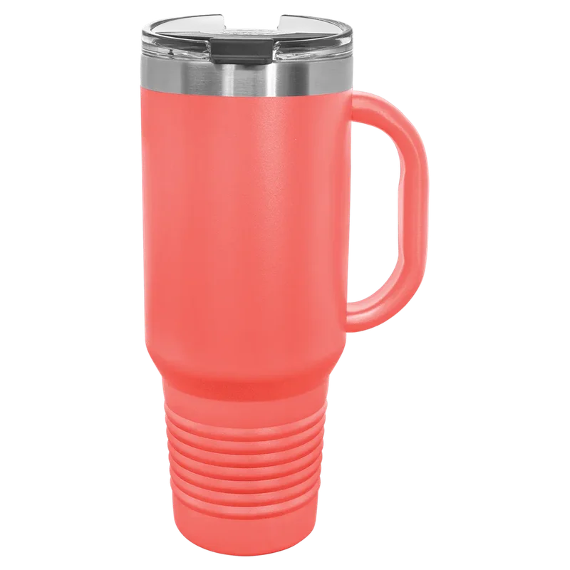 LTM7416, 40 oz Travel tumbler with handle, unengraved