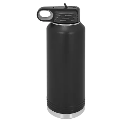40 oz Water bottle, Black, unengraved