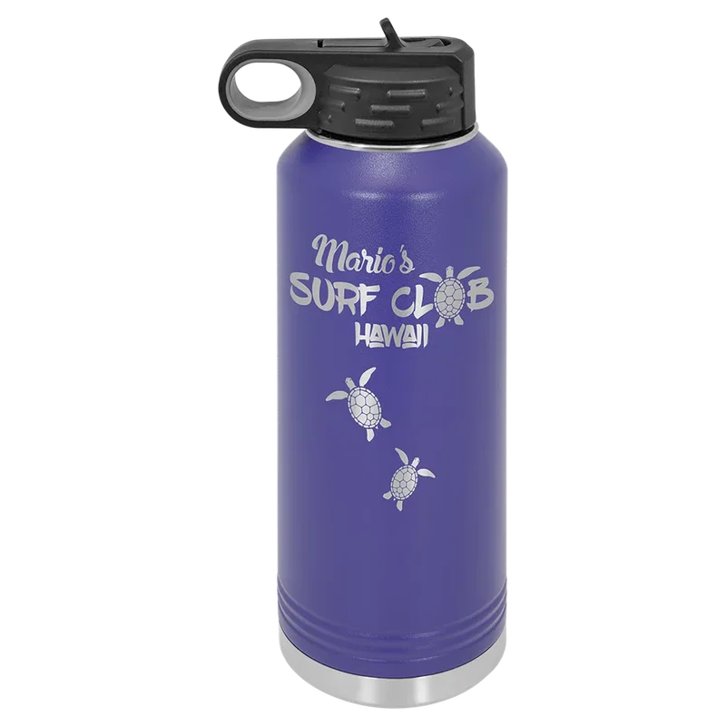 LWB309, 40 oz Water bottle, engraved example