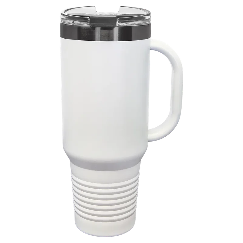 LTM7431, 40 oz Travel mug with handle, unengraved