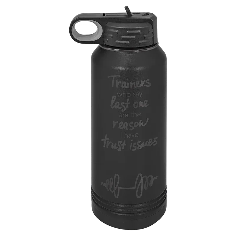 LWB230, 32 oz Water bottle, engraved example